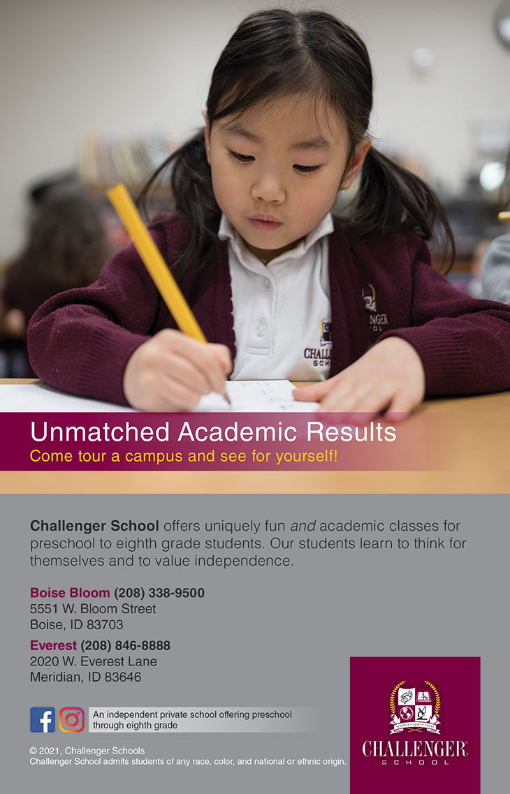 Challender School ad