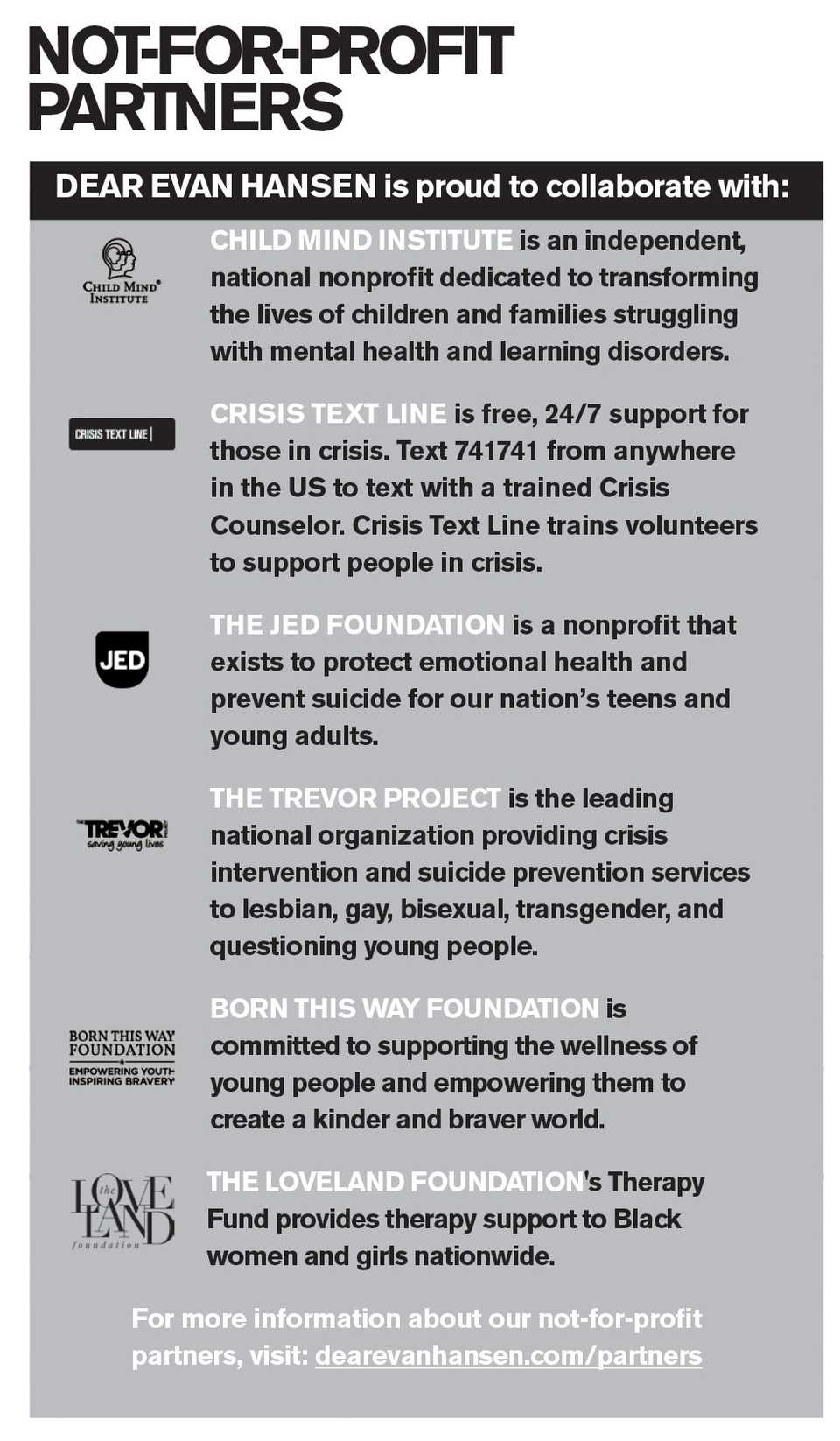 Not-For-Profit Partners